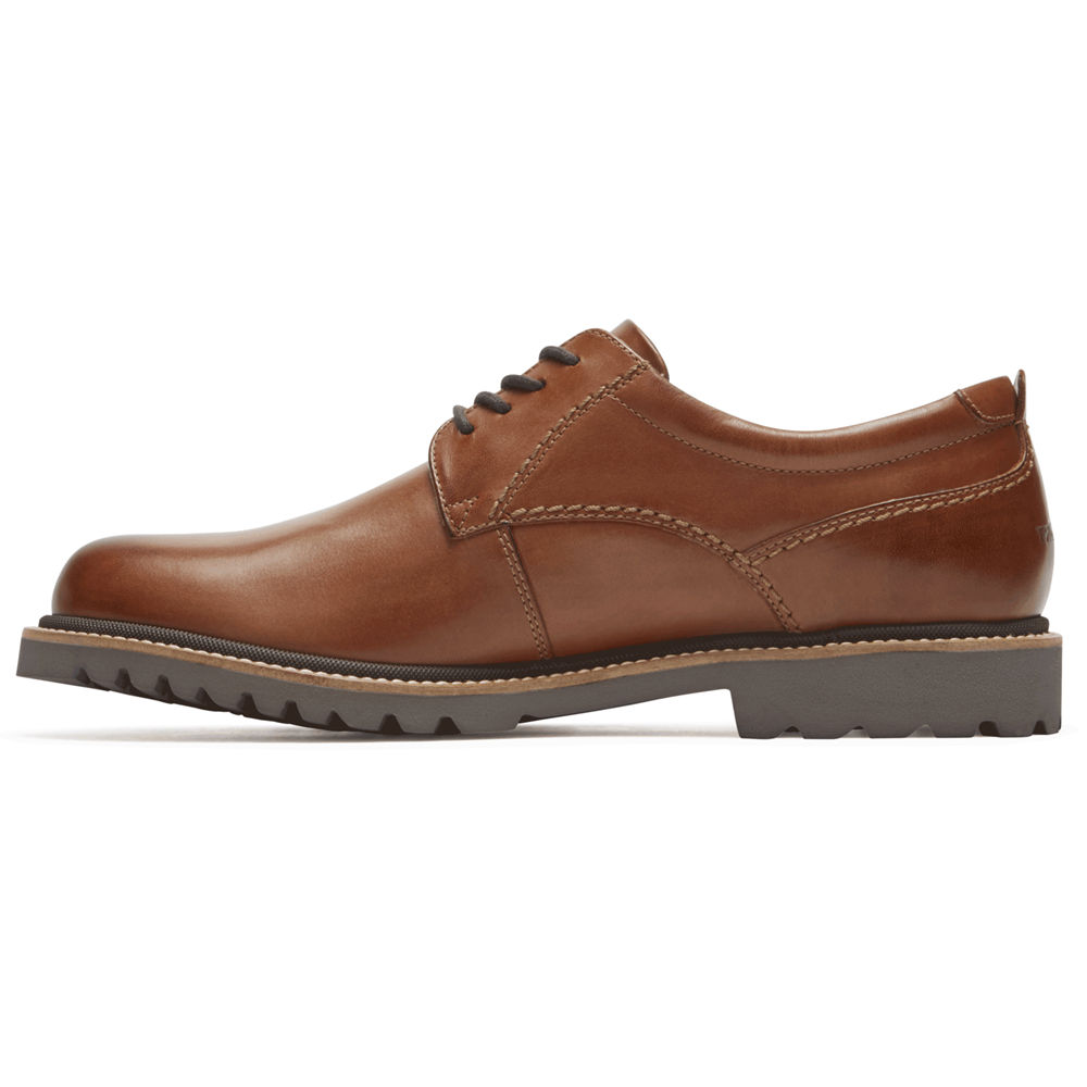 Rockport Oxfords For Mens Brown - Marshall Plain Toe - PG2835796